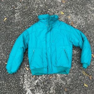 Teal Puffer Jacket